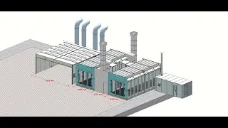 Modular booths (2 spray booths+2  preparation bay+1 paint mixing room) installed in Sydney