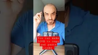 Make 500$ dollars to copy and paste links. Make money online. How to make money online
