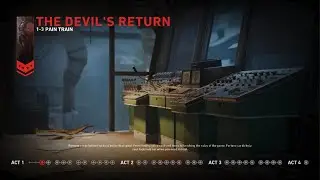 Back 4 Blood Act 1 Solo No Hope | Pain Train - No Burn Cards