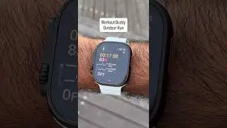 Workout Buddy audio example on an Outdoor Run #watchOS26 #applewatch