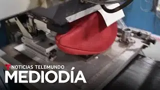 Vea c&oacute;mo producen en una legendaria f&aacute;brica los balones para el Super Bowl LIX | Noticias Telemundo
