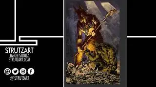 Drawing Jackal Golems for 2CGaming!