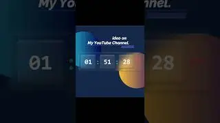 Digital Clock Using HTML, CSS, and JavaScript with amazing UI #shorts #digitalclock