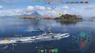 World of Warships Alien Invader Asymmetric Battle :)