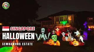 Singapore Halloween - A Spooky Night at Sembawang  Estate - Trick or Treat , Costumes & Decorations