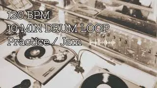 120 BPM Drum Loop &ndash; 10Min | Disco Funk Groove for Instrument Practice & Improvisation