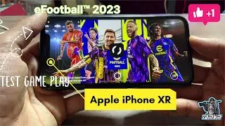 iPhone XR eFootball 2022 mobile Gaming Test Max Graphics Settings High 60 fps
