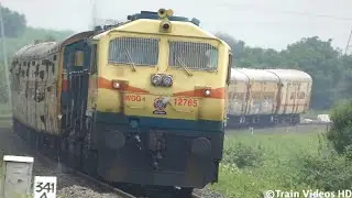 17618 Nanded - Mumbai CSMT Tapovan Express | Offlink Kalyan Twin WDG4 | Train Videos Indian Railways