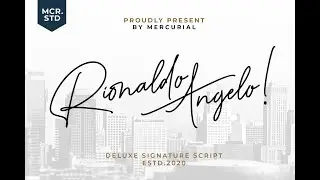 Thin Script Fonts: Free Font Friday July 12th