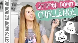 THE REAL ME // Stripped Down Challenge | SoCraftastic