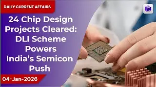 🧠💻 24 chip design projects cleared, DLI scheme powers India&rsquo;s semicon push | 04 Jan 2026
