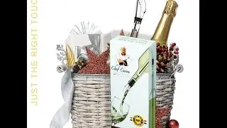 Wine Pourer & Wine Aerator with Chill Rod by Chef Caron