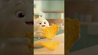 Watch this adorable chubby dumpling enjoy a full snack session &mdash; crunchy chips, slurpy noodles