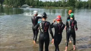 BWTV E-Kader beim Freiwassertraining