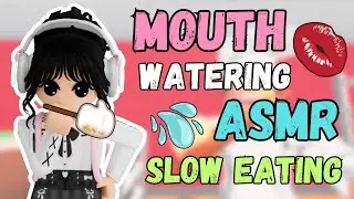 Roblox ASMR: SATISFYING EATING - Slow eating - Crunchy/Squishy NO TALKING