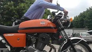 Laverda SF 750 1973 cold start