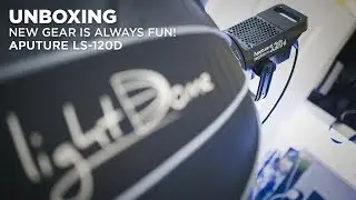 Unboxing new gear is ALWAYS fun, especially when it's an Aputure 120D!!