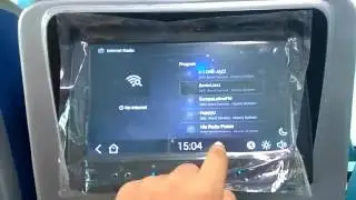 Tejas Coaches with touchScreen at the back of each seat.