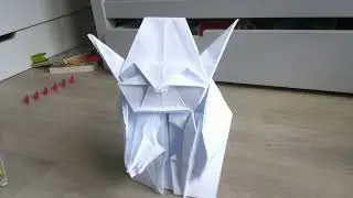 Origami maitre Yoda 16 feuilles A4