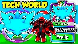 TECH WORLD! 🤖 CLICK SKINS & LUCK EVENT! 🍀 (Clicker Simulator Roblox)