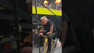 JAMES HETFIELD REACTION TO ONE's FIREWORKS SHOW LIVE (2024) #METALLICA #shorts