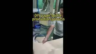 DIY paper bottle production processThe production process of paper bottles using waste paper