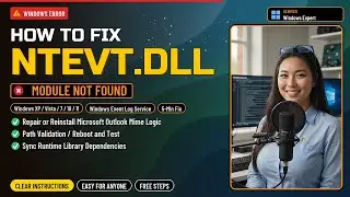 Fix ntevt.dll Event Log Error!