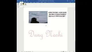 1.1 (Word 2016) Thẻ file. Infor/New/Open/Save/Save As/Print/Share/Export/ Close/ Account.