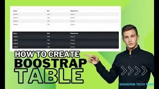 Create a Data Table in Bootstrap