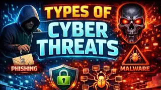 Most Dangerous Cyber Threats Explained Simply | Beginner Guide #cyberthreats #malware 