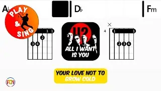 U2 - All I Want Is You | Scrolling Guitar Chords & Lyrics