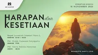 Kebaktian Minggu GKI Manyar, 16 November 2025 // 🔴 ONSITE & ONLINE