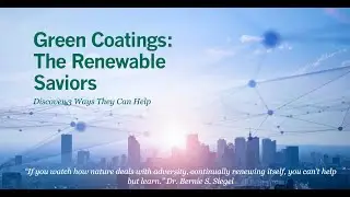 3 Ways Green Coatings are Renewable Saviors