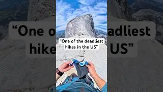 &ldquo;One of the deadliest hikes in the United States&rdquo; #yosemite #halfdome