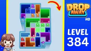 Drop Away Level 384 Solution Walkthrough