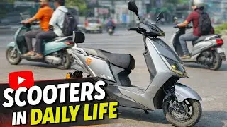 Scooters in Daily Life With Motovlog🤗