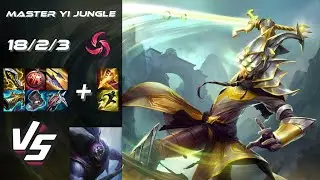 JUNGLE Master Yi vs Jax - NA Challenger Patch 25.S2.2