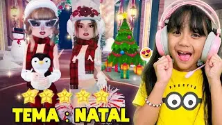 CHRISTMAS FASHION SHOW ‼️ SAMANTHA LOOKS THE MOST BEAUTIFUL IN ROBLOX DRESS TO IMPRESS