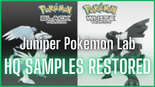 Pok&eacute;mon Black & White - Juniper Pok&eacute;mon Lab - Fully Restored