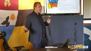 Michal Ptacnik speaking about the laws in Liberland
