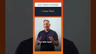 EOS Terms to Know: 1-Year Plan