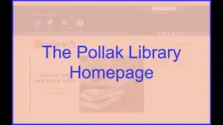 Pollak Library Homepage