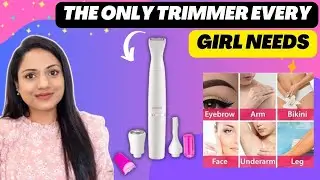 The Only Trimmer Every Girl Needs! Agaro Rechargeable Multi Trimmer for women | Ria Rajendran