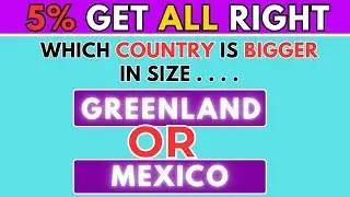 Think You Know Geography? Prove It in This Country Size Quiz!