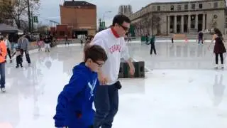 Ice Skating at Clinton Square 2015