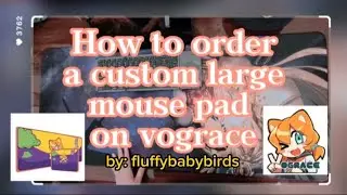 [Tutorial] How to order a large mouse pad /desk mat @vograce
