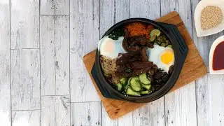 Make authentic dish BIBIMBAP recipe! DELICIOUS KOREAN food! | Foodgeek Cooking