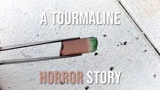 A Tourmaline HORROR Story - Gemstone Cutting Before and After