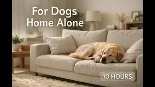 Music for Dogs Home Alone | Separation Anxiety Relief | Calm Dog Music | 10 HOURS