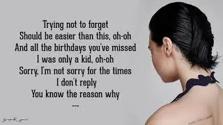 Shouldn't Come Back - Demi Lovato (Lyrics)